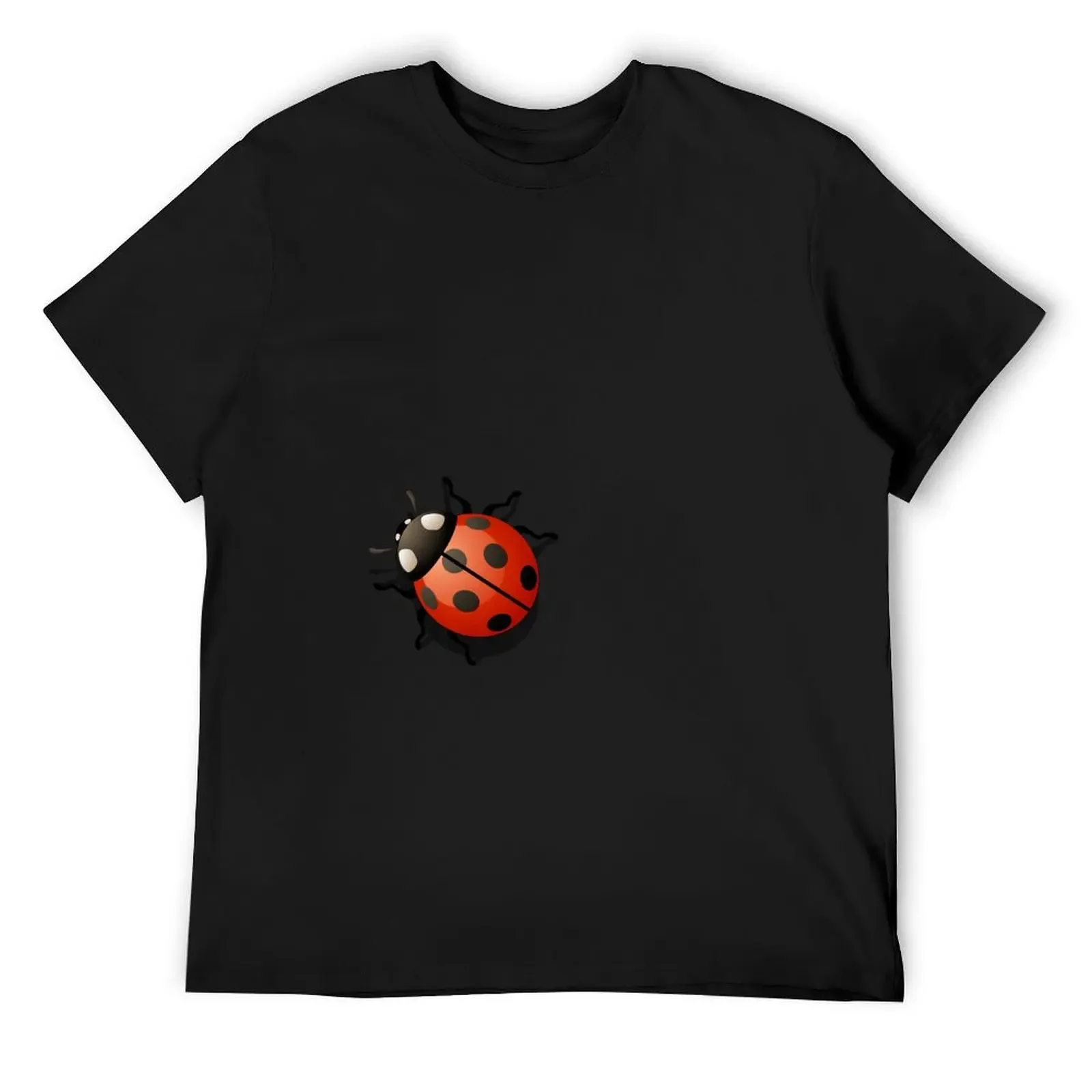 

Футболка LadyBug, хлопковые футболки с рисунком, хлопковые мужские футболки, мужская футболка большого размера с короткими рукавами