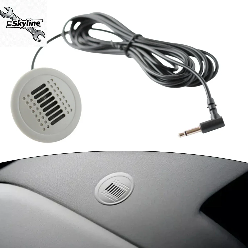 3.5MM Microphone Mic Car Audio Stereo Wired Radio External MIC Interface Car Electronics Accessories