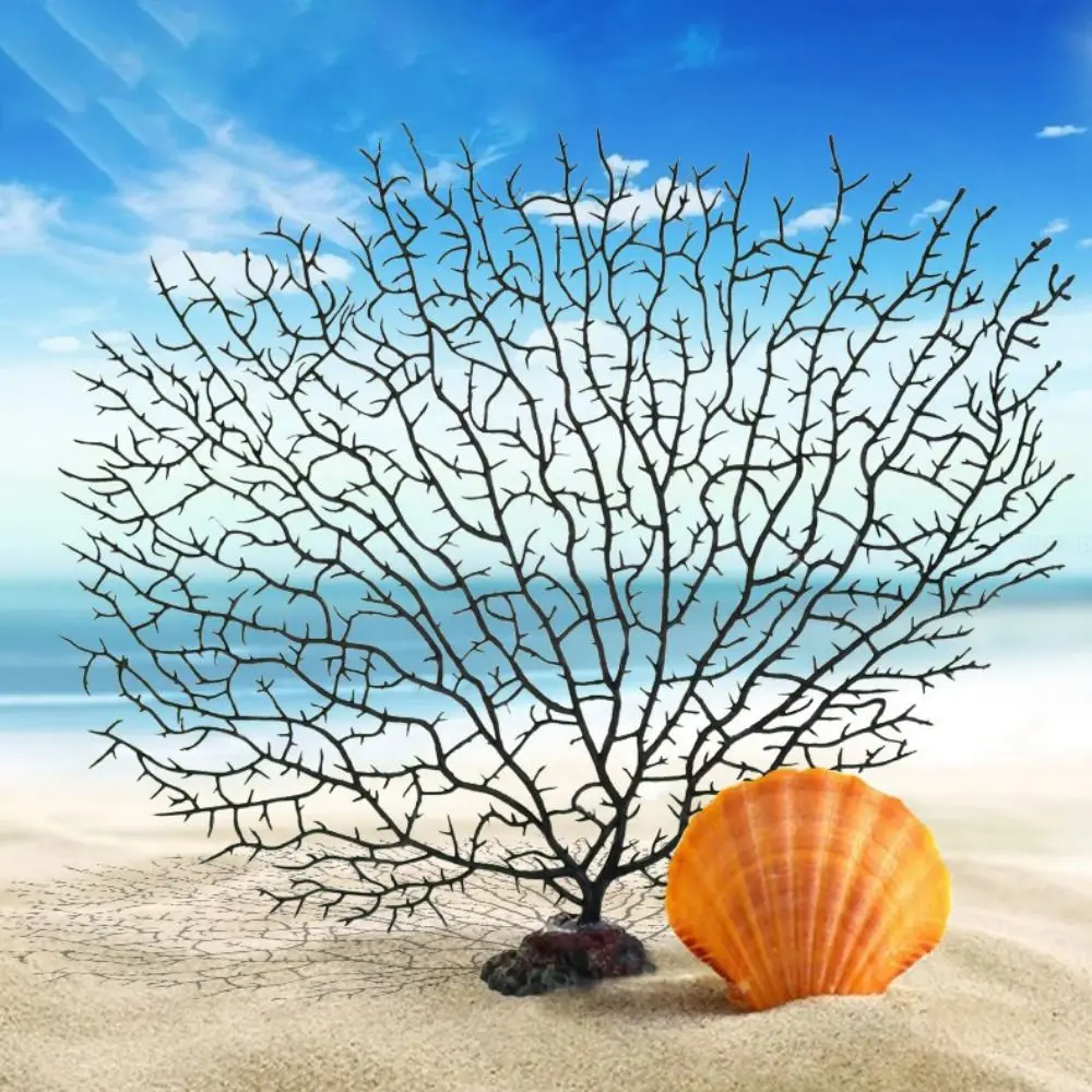 

Tree Shape Fake Lifelike Resin Aquarium Decoration Decor Plants Artificial Coral Sea Iron Tree