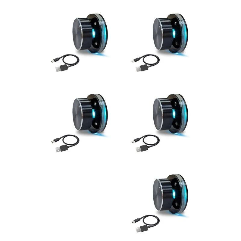 Best-Selling 5X USB Volume Control Knob For Android PC Multimedia Type C External Media Adjustment Controller EC11 With RGB