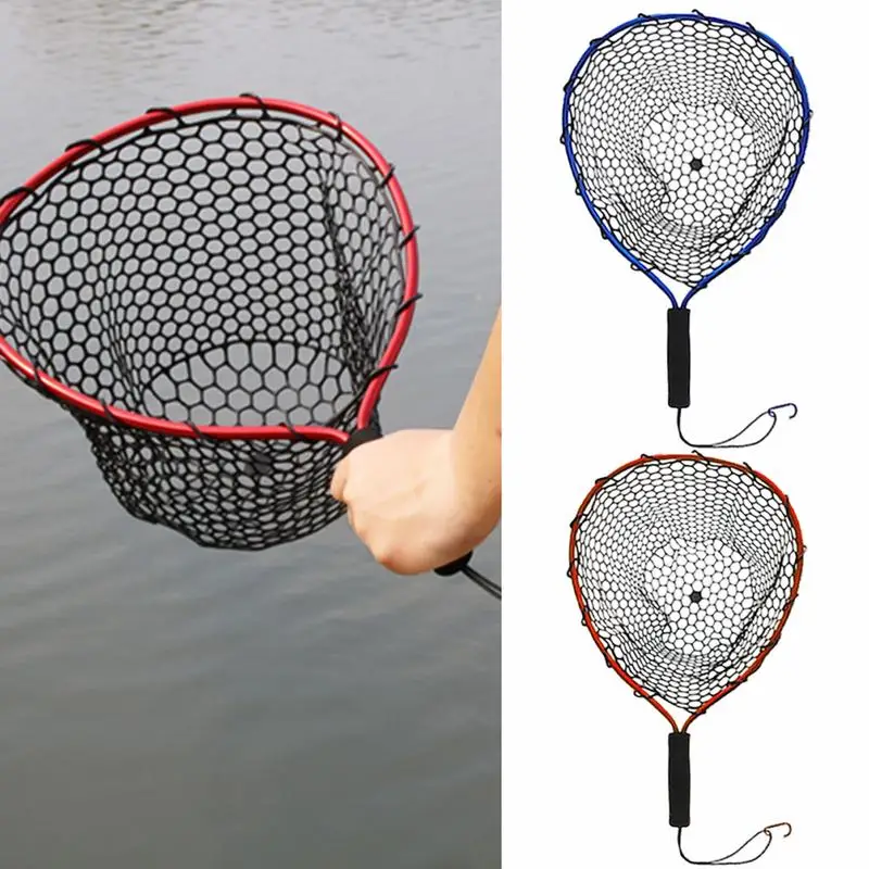 

Fish Nets For Fishing Shrimp Catch Release Tool Portable Fishing Net With Handle For Saltwater Riverbeds Outdoor Survival