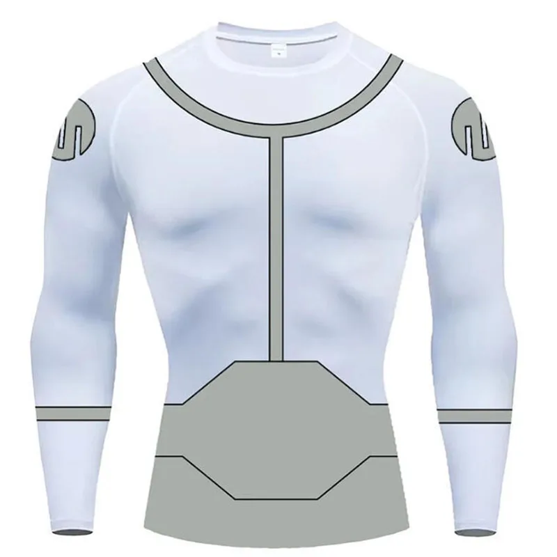 New Invincible Cosplay Rash Guard Diving Gym T Shirt BJJ RashGuard Long Short Sleeve MMA Clothing Men Women Viltrumite Costume view 6
