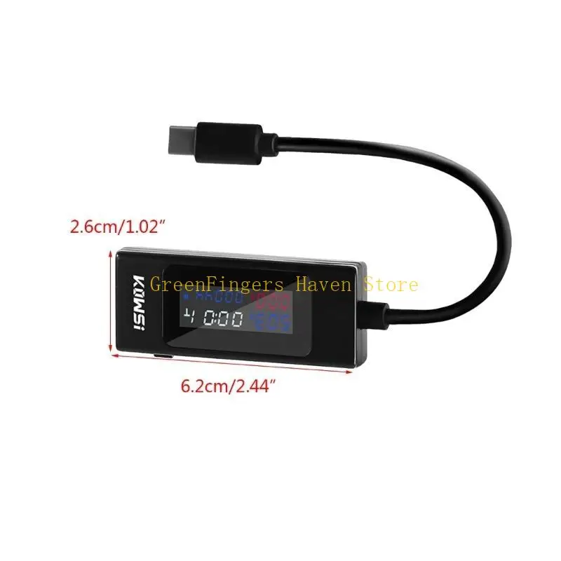F68D USB Power Meter Tester Voltmeter Voltmeter Bower-Power Clesectors