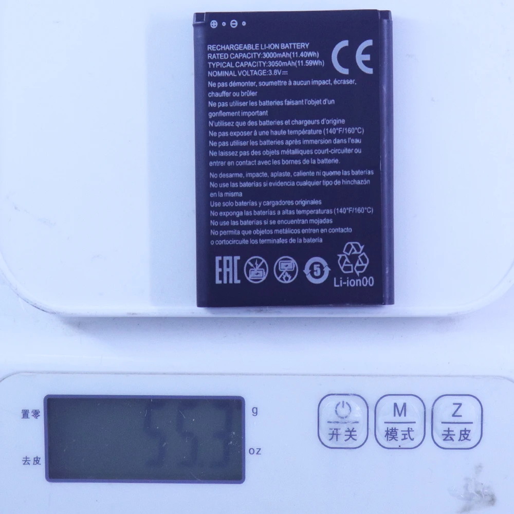 بطارية Li3830T44P4h665078 بقدرة 3050 مللي أمبير في الساعة لبطاريات التوجيه اللاسلكية ZTE U10S PRO Wifi 6G Wifi6