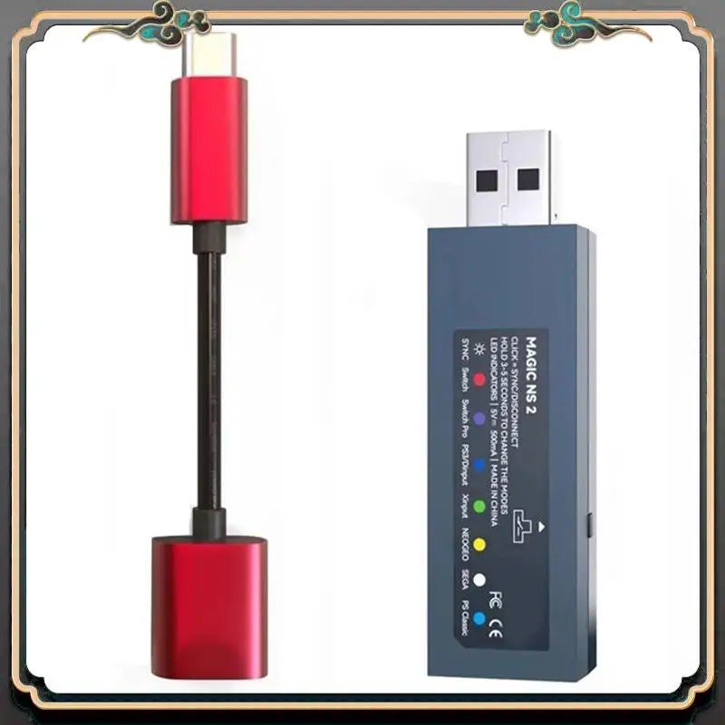 

ASMA-Magic-NS 2 USB Adapter For PS5/PS4/ One S Controller Fighting Stick To For NS Switch PC/NEOGEO MINI