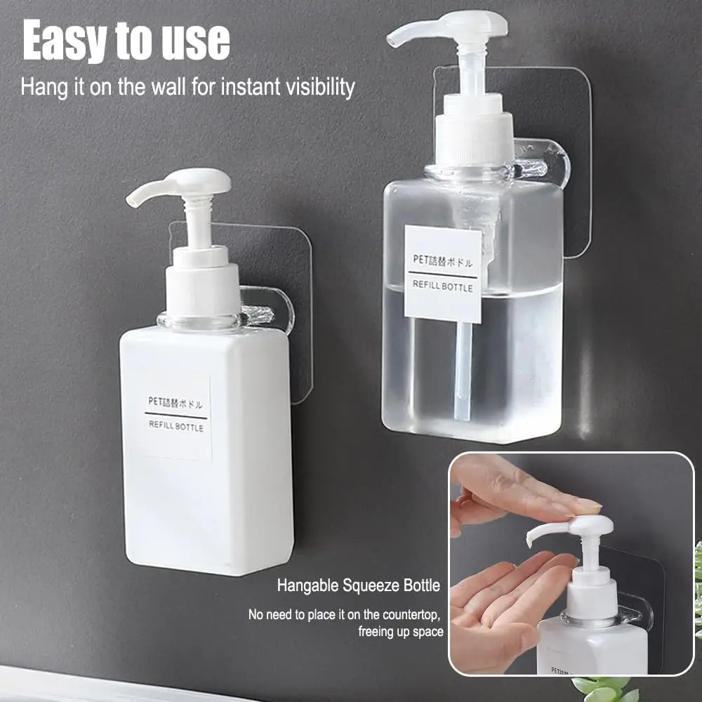 Bathroom Round Hanging Storage Shelf No Punch Wall Mount Shower Gel Bottle Holder Hand Sanitizer Organizer Accessory