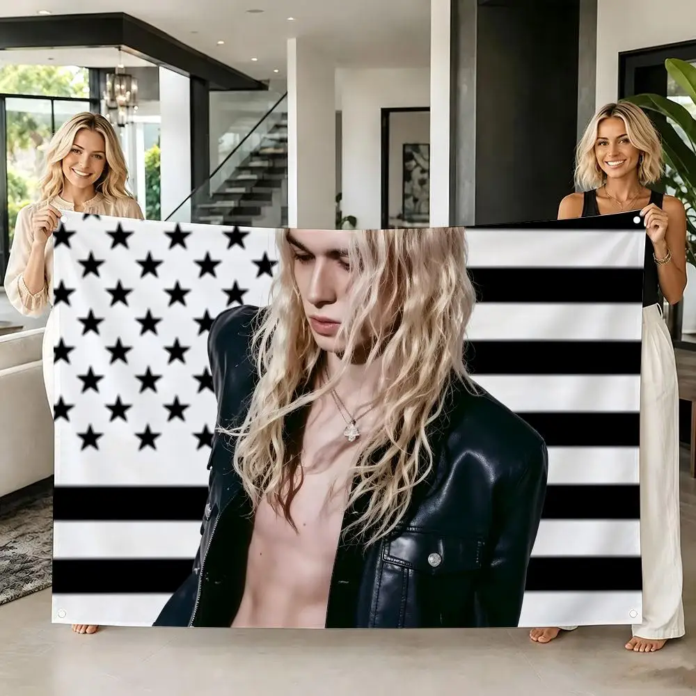 Underground Rapper 2hollis Flags Tapestry Creative Pattern Photo Living Room Wall Art Party Outdoor Decor