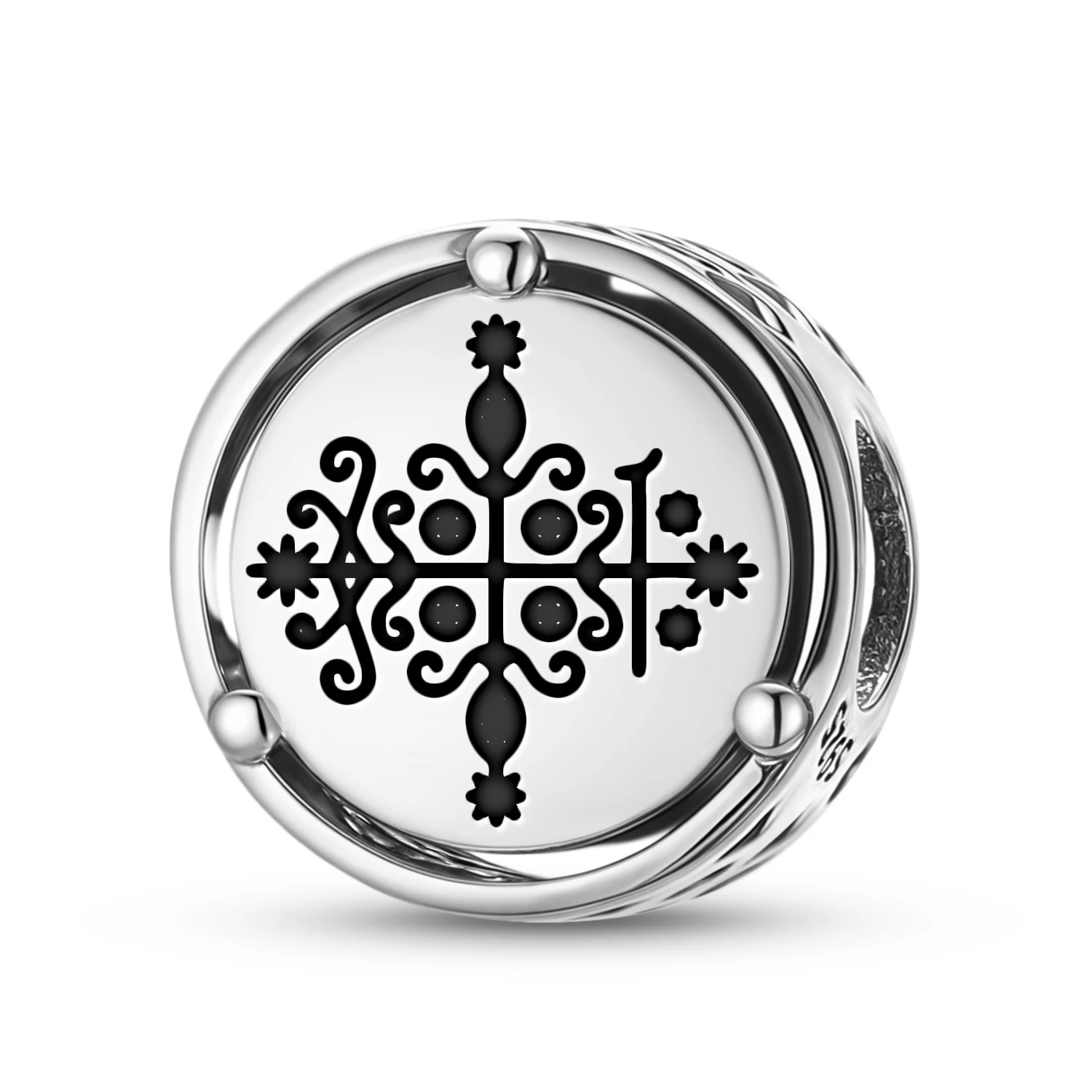 

925 Sterling Silver Central America Papa Legba Charm Fit Original Bracelet Diy Jewelry Accessories Family Bead
