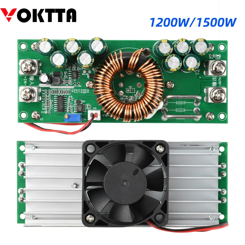 

1500W 1200W 30A /50A High Power Step Down Module DC15V-90V To 2.5V-72V Constant Voltage Regulator Adjustable Power Supply Module