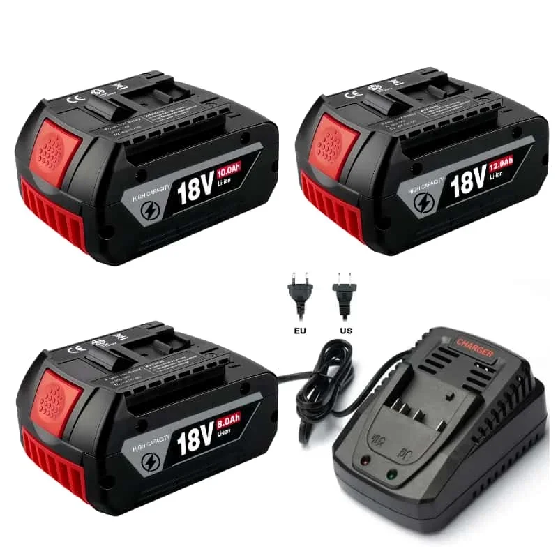 ? Snelle levering 18v 8000/10000mAh bateria voor bosch 18v elektrisch gereedschap GSR GDR GSB GDX GKS GWS GLL GOP ? met 2 jaar garantie ? - afbeelding 2