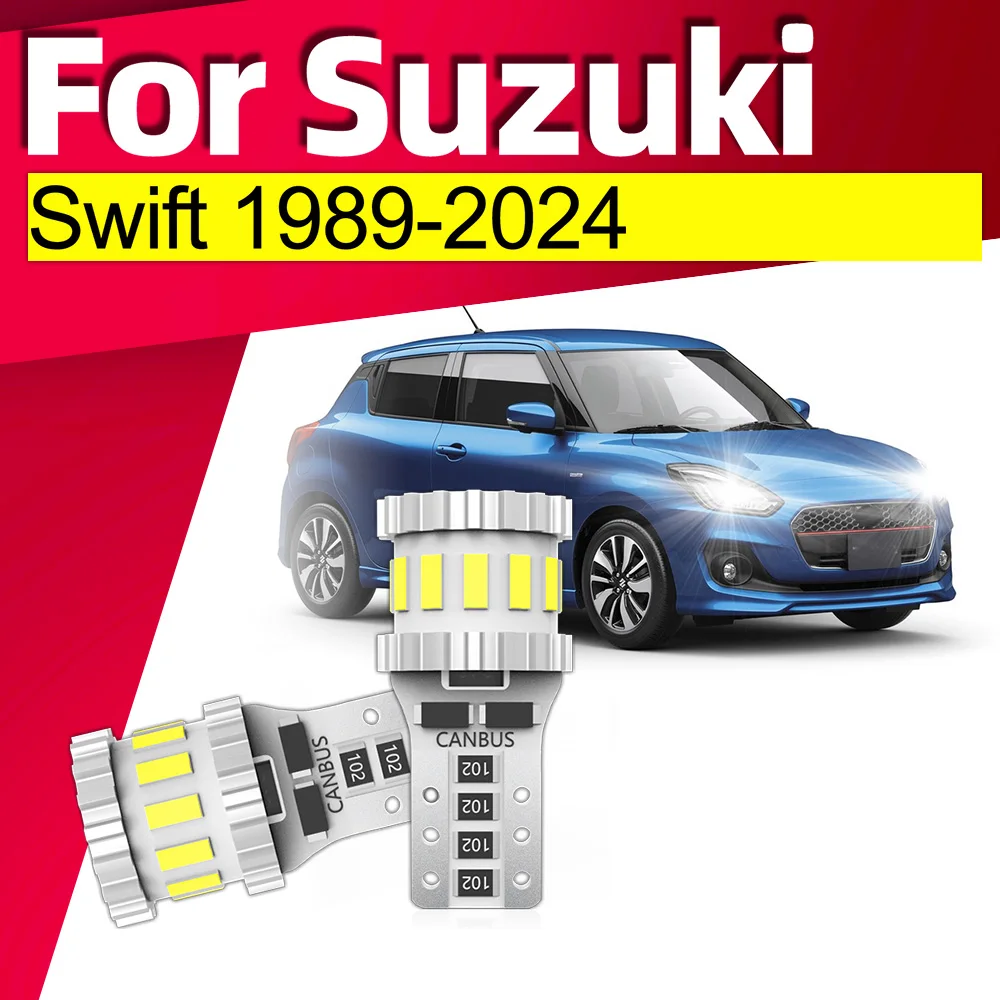 

2Pcs T10 Bulbs LED Parking Lamps For Suzuki Swift 1989- 2016 2017 2018 2019 2020 2021 2022 2023 2024 Interior Clearance Lights