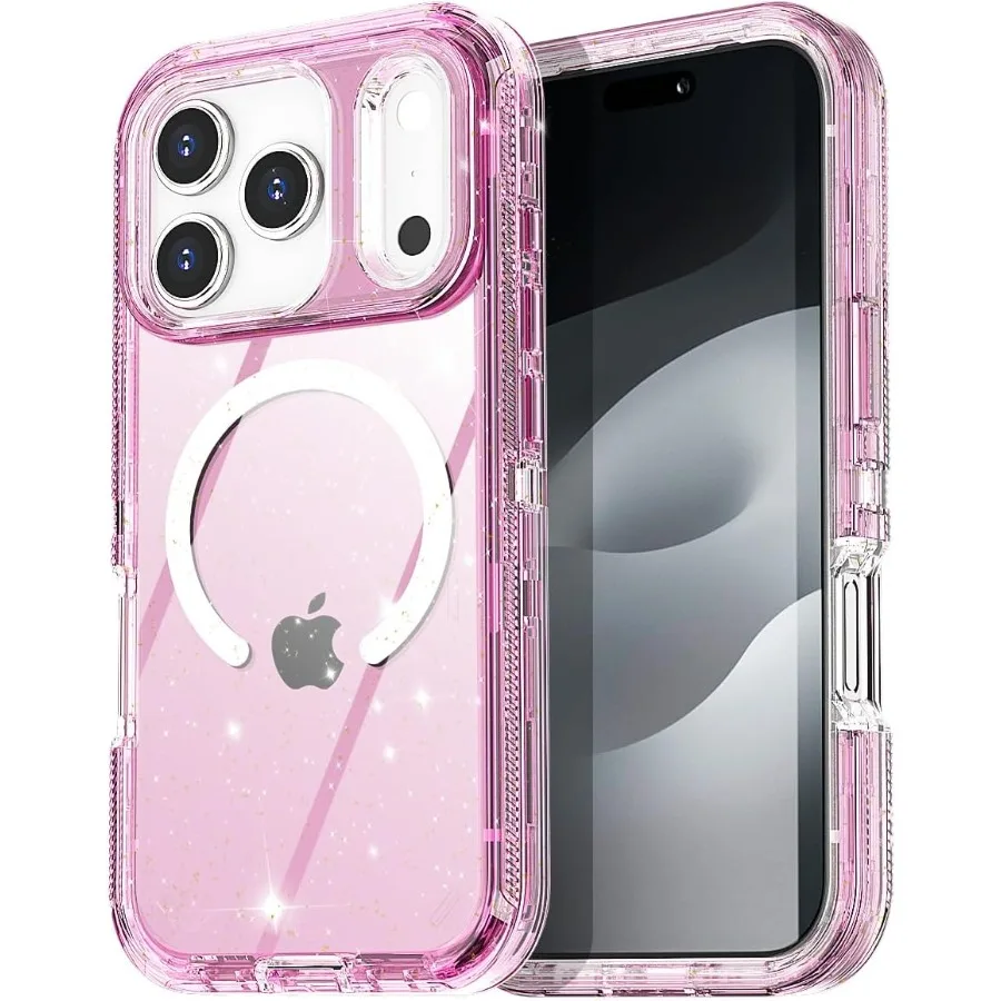 

For iPhone 17 Pro Max Case Clear with Magsafe Heavy Duty Drop Protection Full Body Rugged Shockproof/Dust Proof Triple