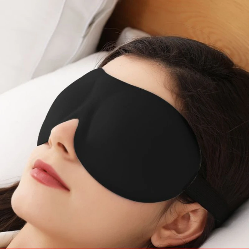 Sleep Mask for Eye Fatigue Relief 3D Contoured Design for Men Women Students Summer Nap Travel Lightweight Breathable Eye Cover