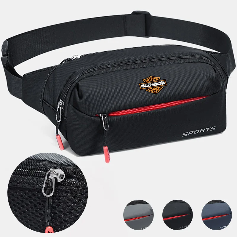 Harley Logo 2026 Motorcycle Waist Bag Men Women Purses Waist Pack Leg Bag Motorbike Riding Cycling Outdoor Belt Pack Waterproof view 2