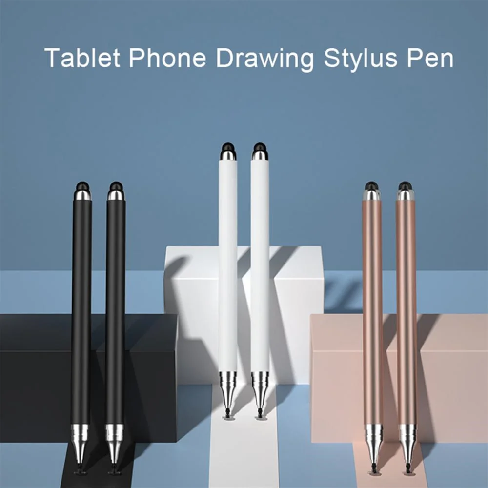 Universele 2-in-1 pen voor smartphone Pad Tablet Capacitief aanraakpotlood voor Android-telefoon Tekening Scherm Touch Pen