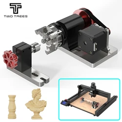 TWOTREES TTC450 Rotary Module For Engraving Cylindrical Object Cans Rotary Roller Engraving Module CNC Laser Engraving Machine