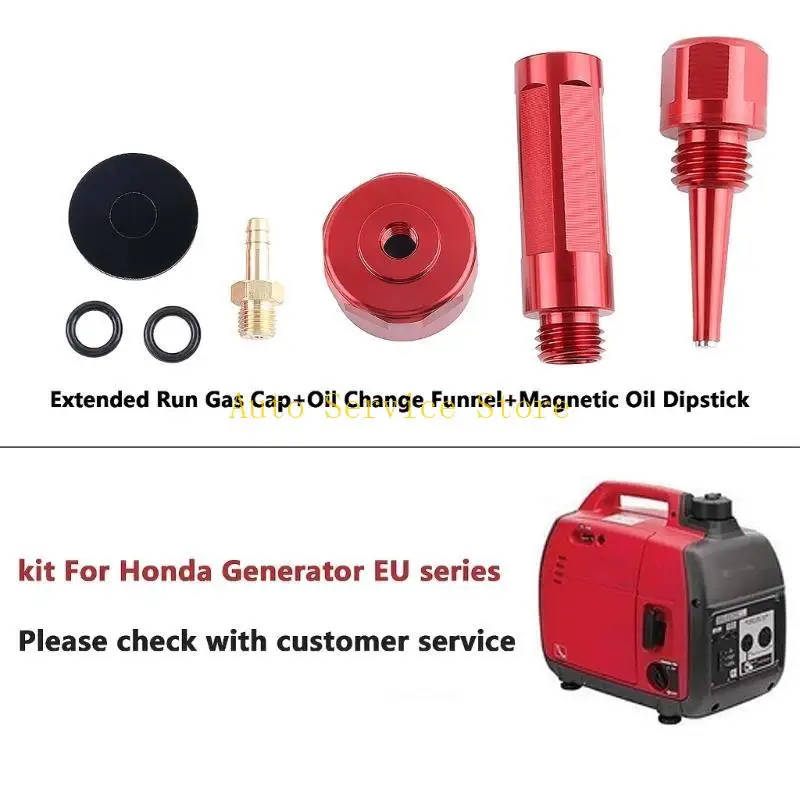 462a Extended Run Gas Change Oil Mengganti Magnetik Minyak Dipstick Aluminium 55201