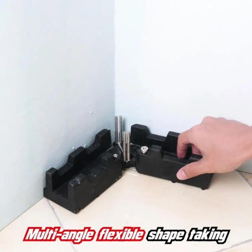 Calibro smussato e scatola per mitra Utensile da taglio per misurazione mitra 2 in 1 Misura smussature e utensile da taglio angolare per segatura obliqua per battiscetti