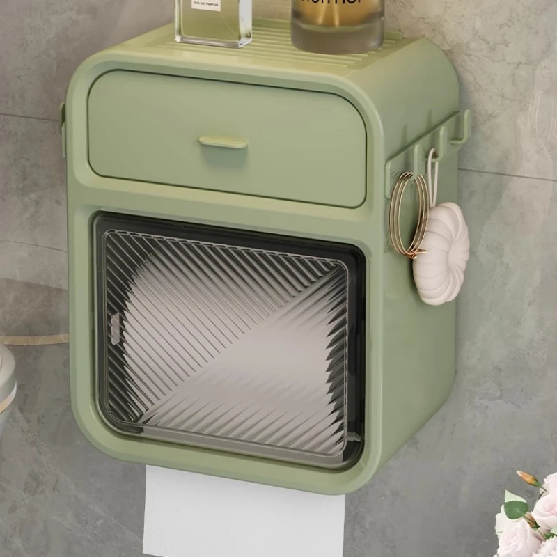 Restaurant Bathroom Tissue Box Japan Style Simplicity Dry Napkin Toilet Tissue Apartment Plastic Storage Carta Assorbente MHZJH