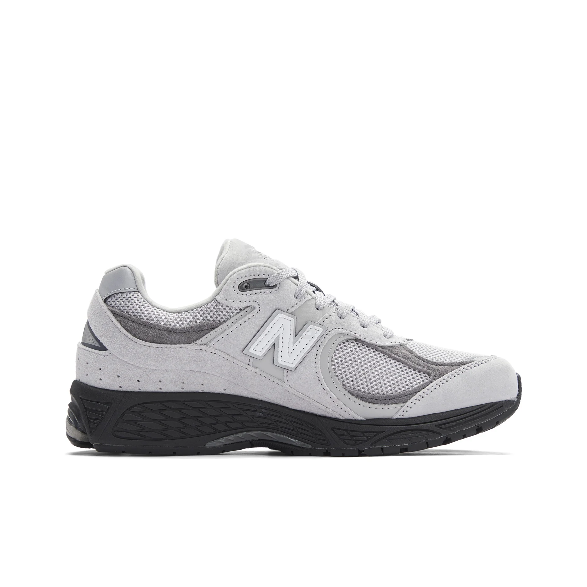 حذاء الجري New Balance NB 2002R Retro متعدد الاستخدامات ممتص للصدمات ومتين ومنخفض القطع للرجال والنساء، رمادي