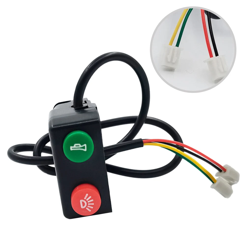 

Headlight Horn Ebike Switch For ATV Scooters Snowmobile Motorcycle Switch 40cm ABS E-scooter Throttle Control Pin