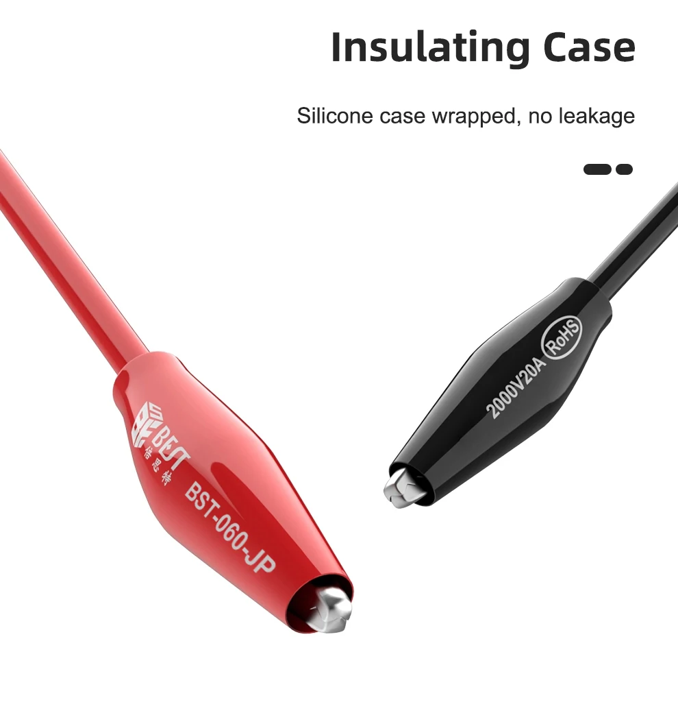 BST-060-JP Multimeter-Messleitungen-Set, 4-mm-Laternenstecker, Stromtestkabel, gestapelte Laterne, Bananenstecker, öffentliches bis öffentliches Testkabel – Detail 7