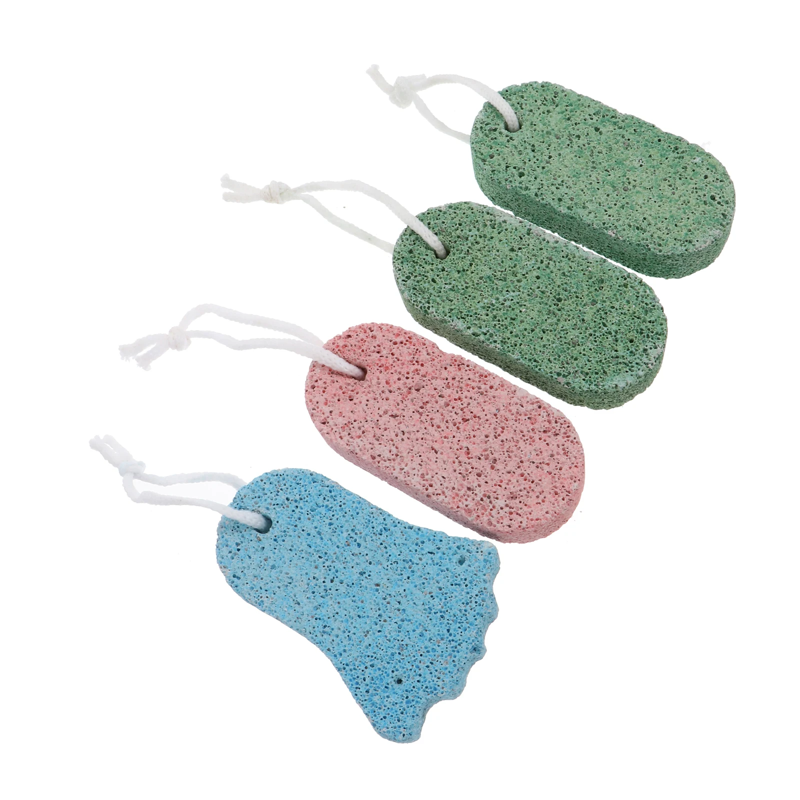 

4pcs Handheld Pedicure File Tool Foot Callus Remover Dead Skin Exfoliating Stone Home Use Foot Care Rasp Pedicure Scrubber