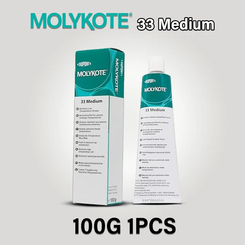 Molykote 33 Medium 100g - Graisse Lubrifiante Basse Température Extrême Pour Roulements Et Câbles