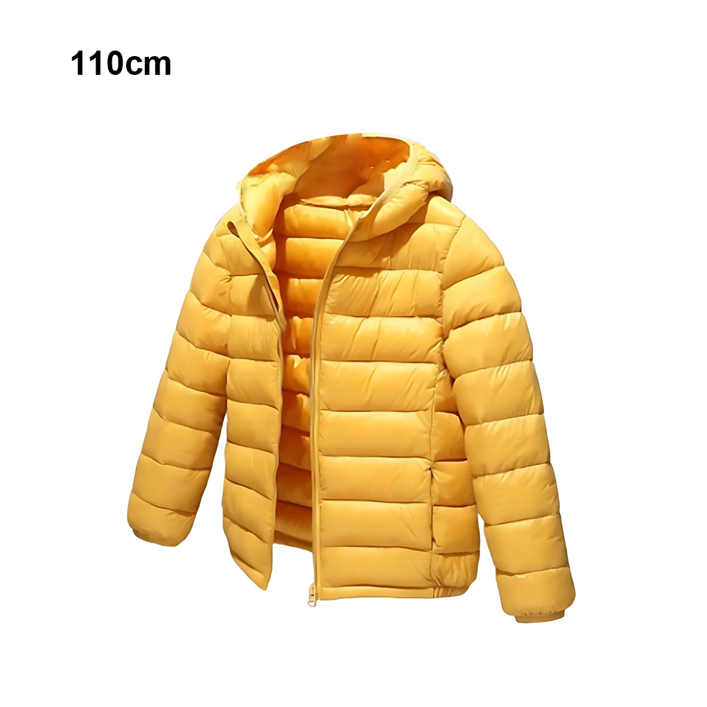 Cotton Warm And Windproof Kids Down Jacket For Winter Fun Kids Warm Winter Coat Down Coat For Winter black+160cm