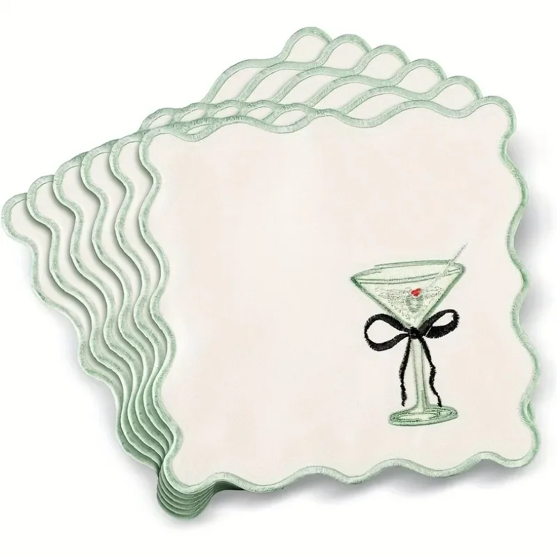 12pcs Elegant Polyester Satin Square Napkins 30x30cm/15x15cm Reusable Washable Party Dinner Table Decorations with Rounded Edges