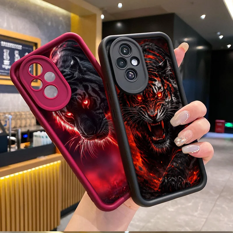 Модный чехол для телефона с принтом мультяшного тигра для OnePlus Nord 15 13 12 11 10 R 4 3 2 CE5 CE4 Lite ACE2 ACE3, мягкие задние крышки