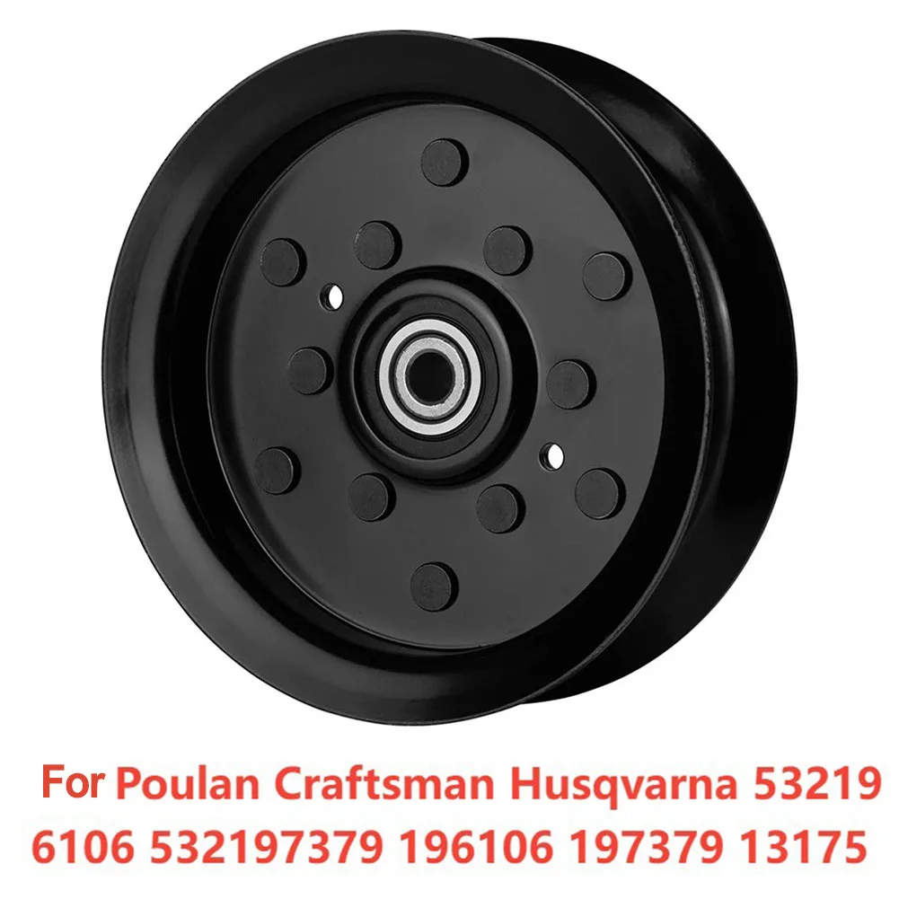 

High Quality Idler Pulley Lawn Mower 532197379 Accessories Compatible Home Metal Part Replacement 196106 197379