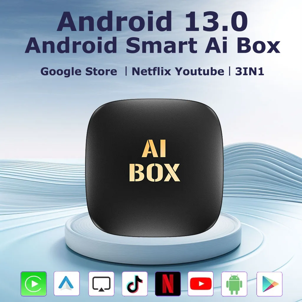 

2024 Hot Car Smart Ai Box Android13 Support Netflix YouTube IPTV Wireless Carplay Android Auto Adapter With OEM Wired Carplay