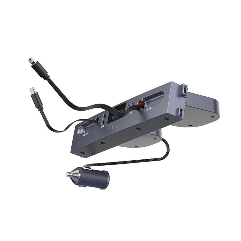 For Tesla New Model Y 2026 Launch Juniper Central Control Fast Charging TPYE-C USB HUB Model 3 Highland 2024 65W Expansion Dock