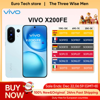 Global Version ViVO X200FE 5G Smartphone Dimensity 9300+ FuntouchOS 15 ZEISS Image Pro Packed 6500mAh 90W 6.31' AMOLED
