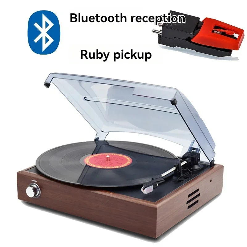 Vinyl Record Player MM Moving Record Player Old Gramophone European Living Room Antique Bluetooth Record Player