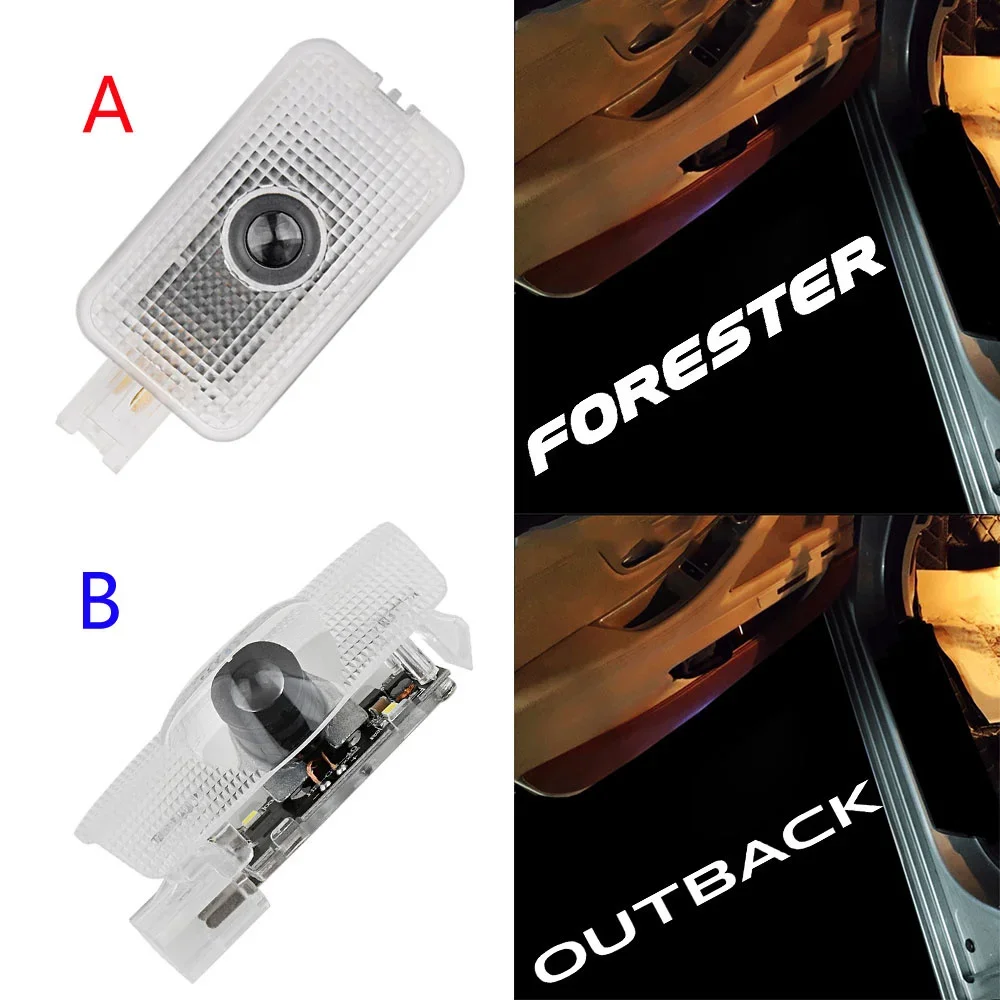 

2 Pieces Led Projector Car Door Welcome Lighting For Subaru Brz Forester Sj Sk Outback Br Bs 2012-2020 Signal Lamp Accessories