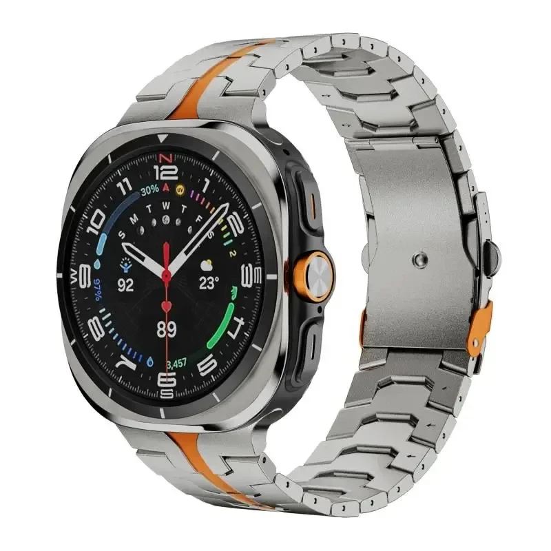 

Titanium Alloy Strap for Samsung Galaxy Watch Ultra 47mm High End Luxury Replacement Wristband for Galaxy Watch Ultra Watch Belt
