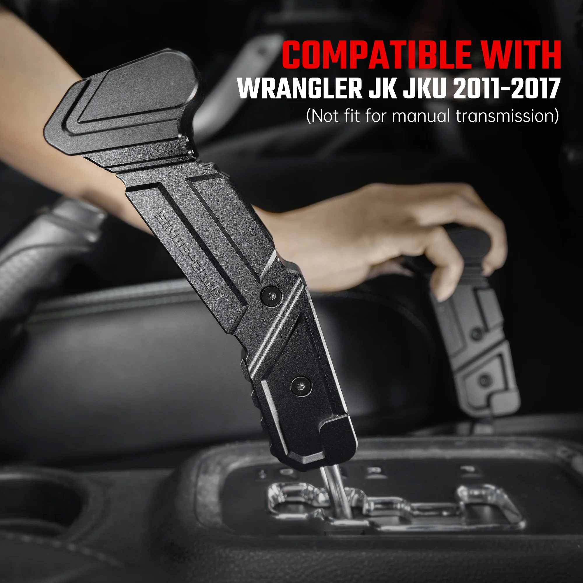 OMU 4x4 Aluminum Gear Shift Knob Automatic Transmission Shift Lever Knob For Jeep Wrangler JK JKU 2011-2017 Car Accessories