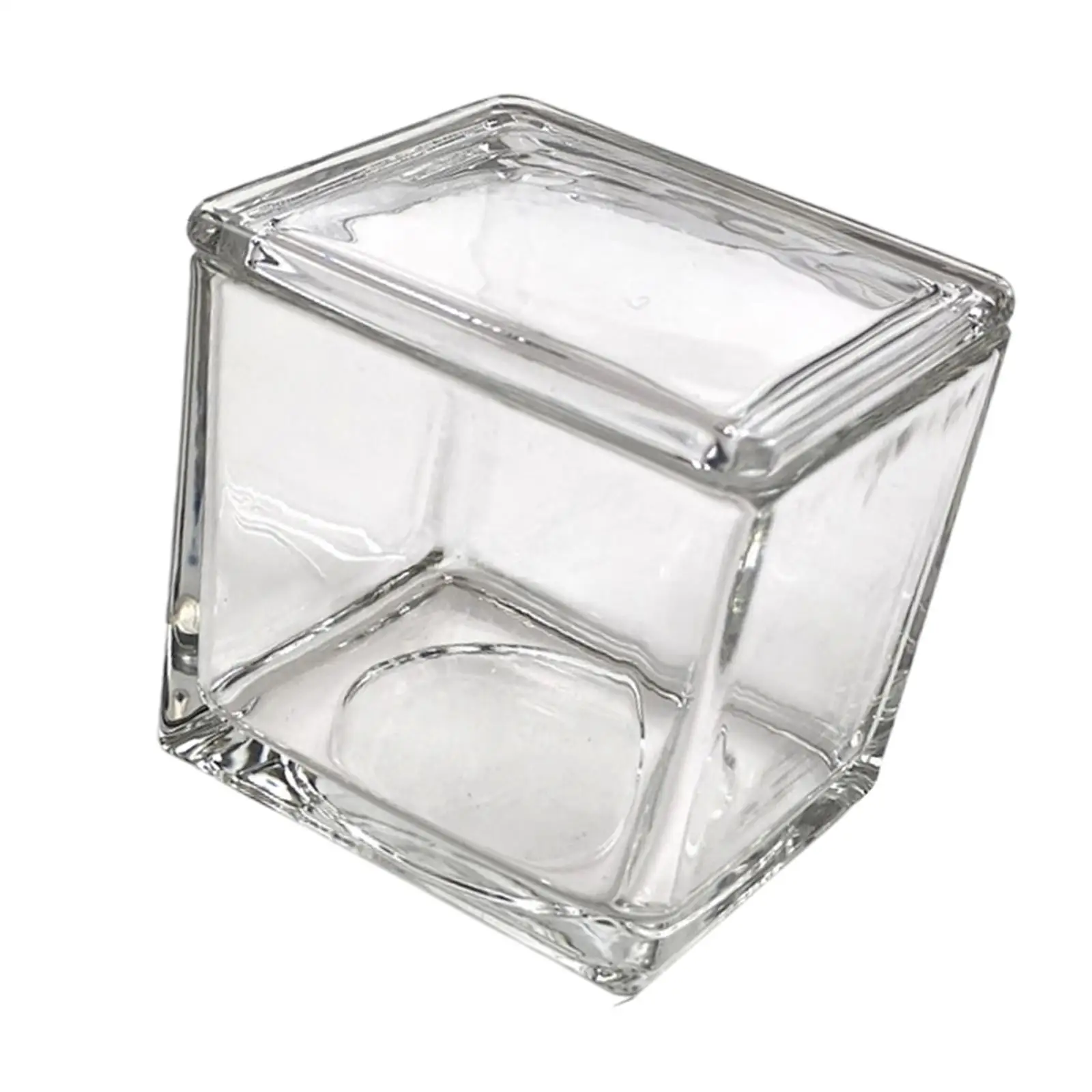 Laboratory Glass Staining Jar Tank with Lid Professional Versatile Accessory Sturdy Slides Holder Lab Supplies Container