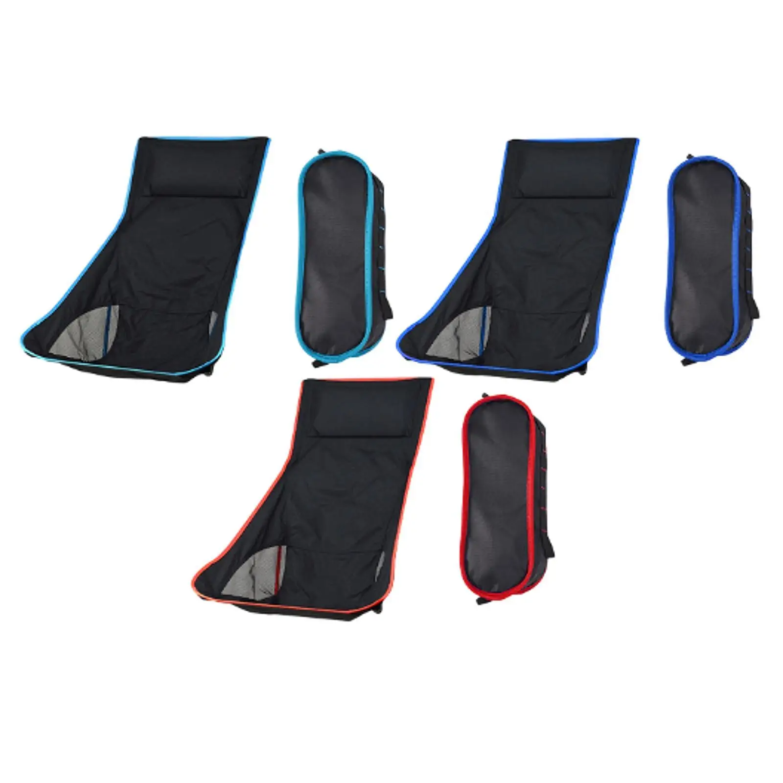 

Folding Camping Chair Replacement Fabric Head Rest with Storage Bag Portable