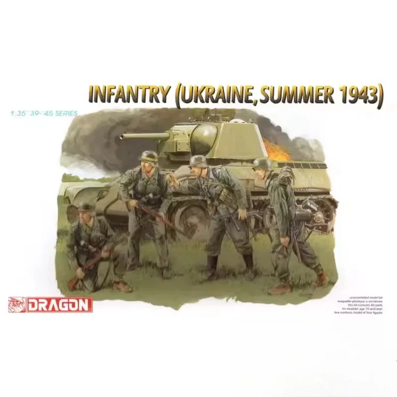 Dragon 6153 1/35 German Infantry Ukraine Summer 1943 WWII Soldier Figure Kit