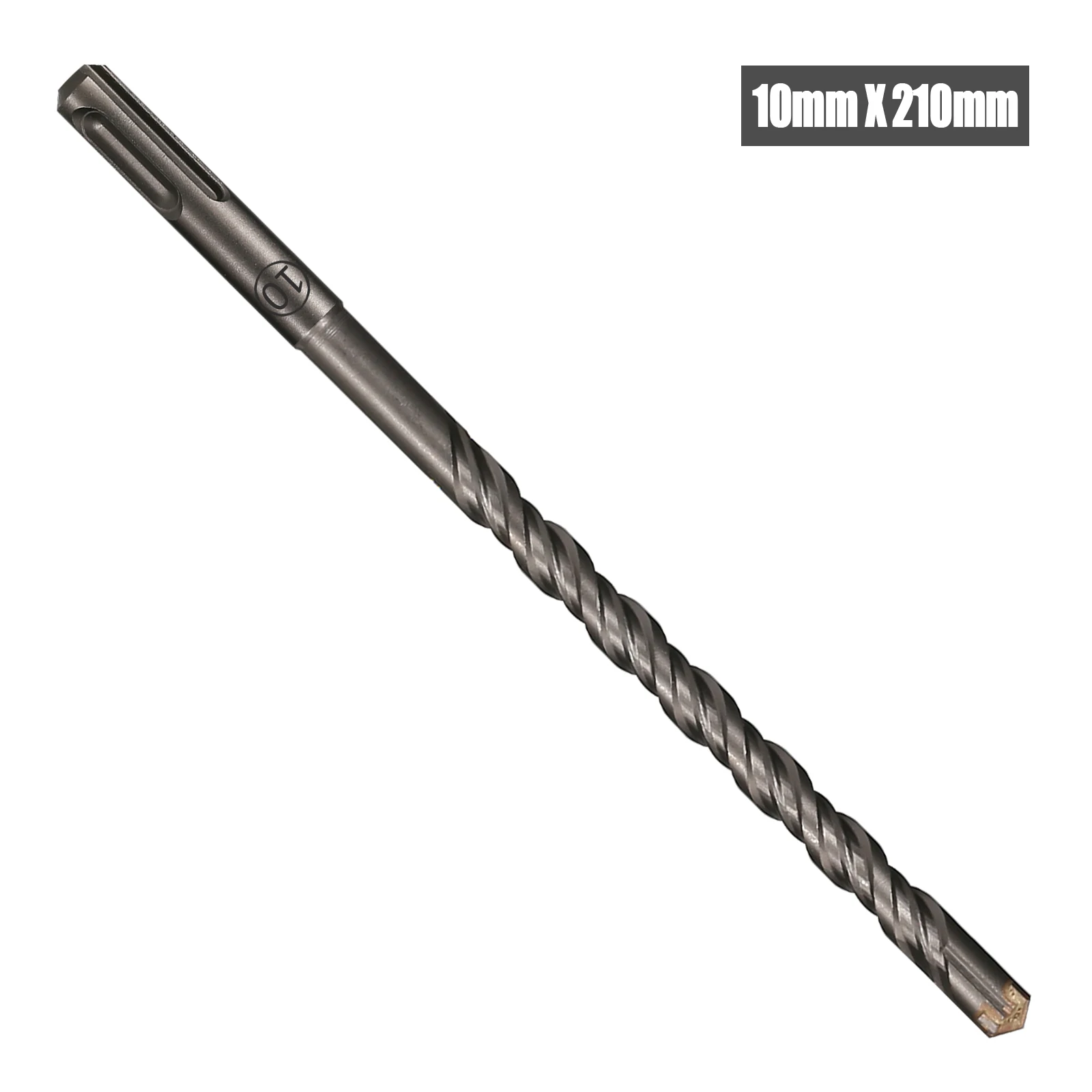 1 Stück Beton SDS Plus 5-25mm Bohrer Kreuzschneidkopf Doppelschneckenhammer 210mm Wand Ziegel Block Elektrohammer Mauerwerkbohrer – Detail 8