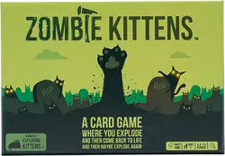 Zombie Kittens de Exploding Kittens - Juegos de Cartas para Adultos, Adolescentes y Niños - Divertidos Juegos Familiares