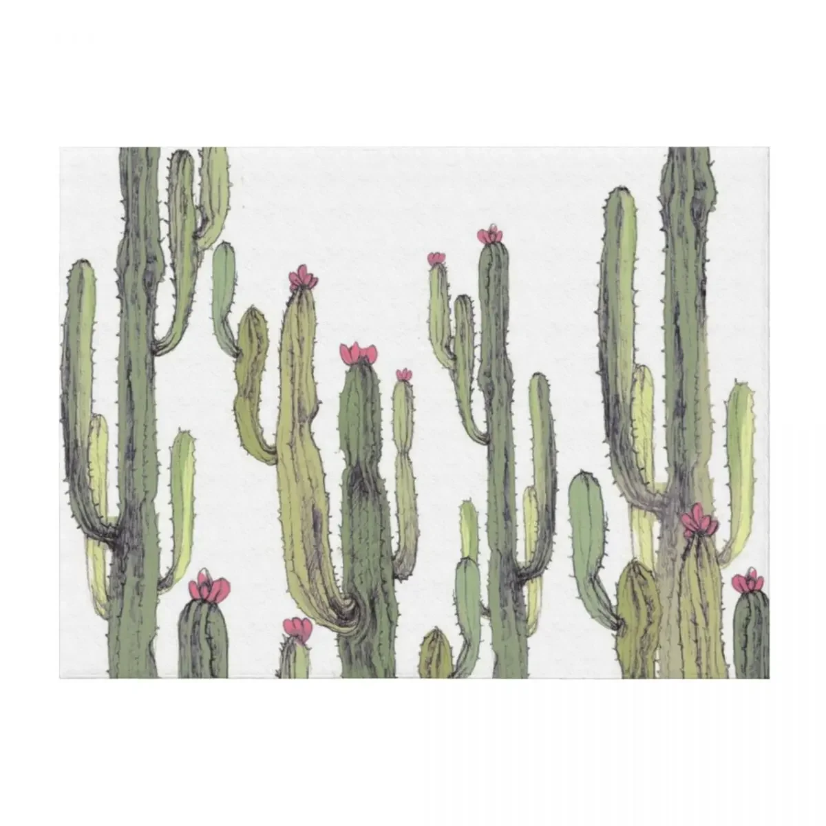 

cactus Throw Blanket Beach cosplay anime Flannel Fabric Sofa Quilt Blankets