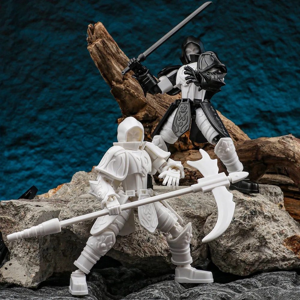 Death God Sickle Messenger Multi-Jointed Movable Shapeshift Robot 3D Printed Mannequin Dummy Titan 13 Action Figure Kids Toys