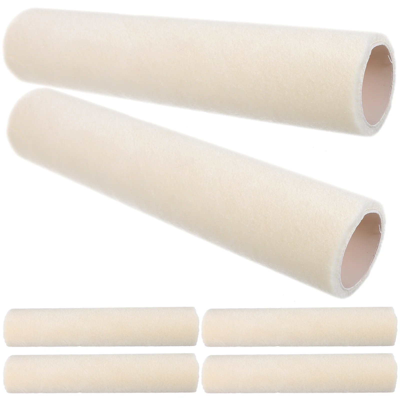 6 قطعة أغطية أسطوانة الطلاء مادة الصوف امتصاص قوي بكرة كبيرة قابلة للفصل لمستلزمات طلاء الجدران أدوات إصلاح المنزل #4