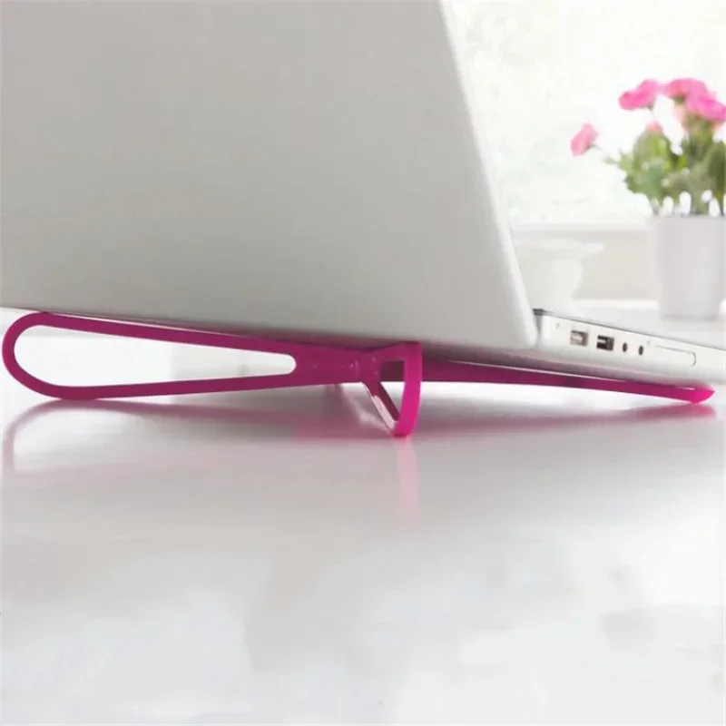 

1Pcs Universal Laptop Stand 4 Colors Portable Monitor Stand Lightweight Tablet Holder Heat Sink Cooling for IPad Laptops Bracket