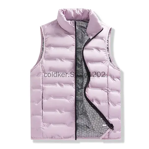 Winter Sleeveless Vest Jackets Warm Waterproof Ultralight Puffer Vest for Women Casual Windproof Waistcoat Red Black Vest Female