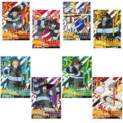 Fire Force Shinra Kusakabe Anime Characters Bronzing Game Collection Flash Card Rare Cartoon Toy Card Christmas Birthday Gift